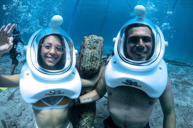 SeaTrek Underwater Helmet Diving Experience in Downtown Cozumel - Jeanie’s Beach Club meet-up: where the experience starts