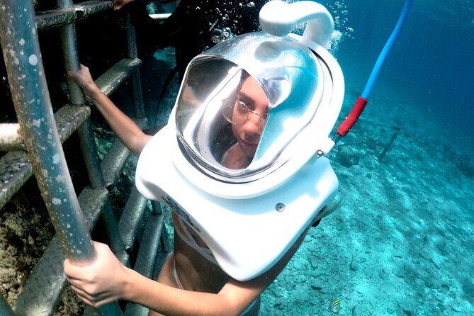 SeaTrek Underwater Helmet Diving Experience in Downtown Cozumel - Gear and comfort: helmet weight, shoulder fit, and ear pressure