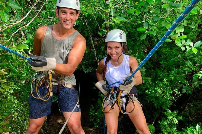 Selva Maya Eco Adventure Park: Ziplining, Hanging Bridges, Rappelling and Cenote - ATV Ride to the Zipline Base: Optional, Mud-Friendly, Worth It