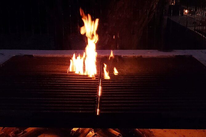 Steak or Lobster dinner in a magical jungle setting. - Weather Notes for an Outdoor Fire and Candle Setup