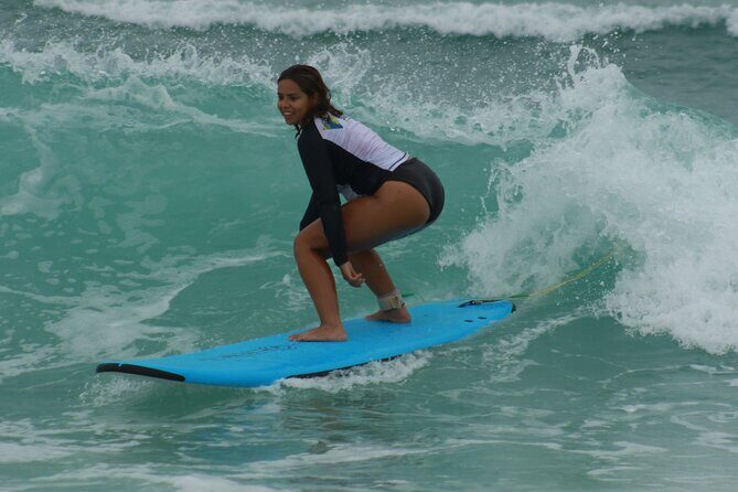 Surf Lesson in Cozumel - Private group coaching: calmer energy, faster feedback