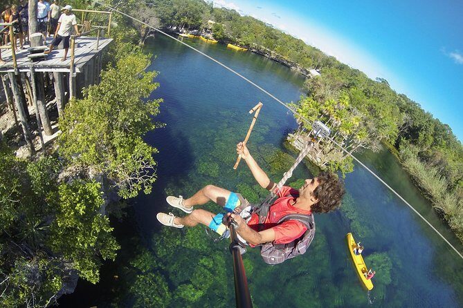 Tankah Park Five Cenotes Adventure Tour from Tulum - Activities you can expect: zipline, canoe, snorkeling, cliff jumping