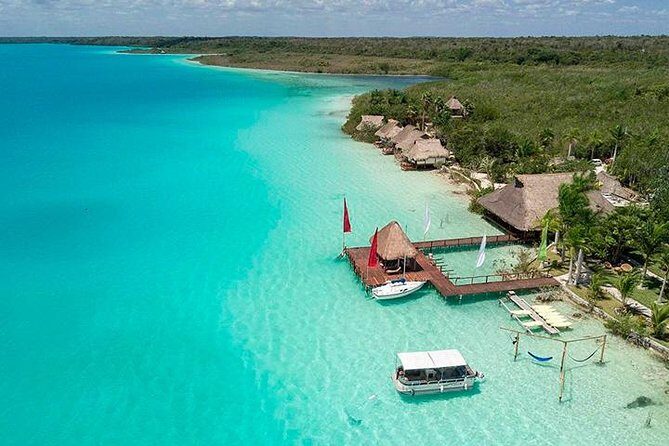 The 7 Colors Of Beauty Lagoon, Bacalar Experience from Tulum City - The boat ride and San Felipe Fort views: best use of your limited time