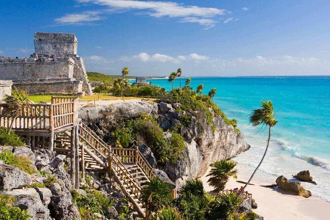The best option to Visit Tulum, Coba, a Cenote and Playa del Carmen for the less - Entering Tulum Archaeological Site: Temples, Sea Views, and a Real Timeline