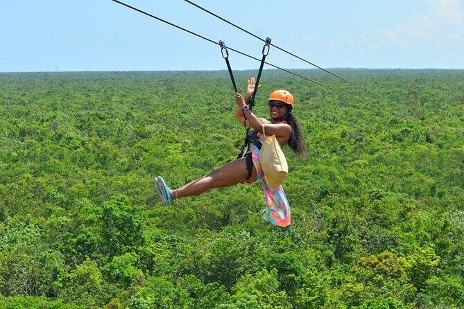 Tulum ATV Tour – Ruins, Cenote, Zipline All-Inclusive Combo - Zipline: enjoy the ride, but respect the limits