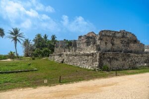 Tulum Coba & Cenote from Playa del Carmen - Stop 1: Tulum ruins with sea views and real heat