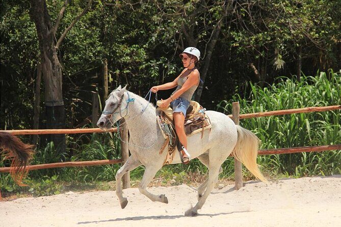 Tulum Jungle Horseback Ride + ATV + Ziplines + Cenote Combo Tour - Mayan ceremony and hammocks: where the day breathes