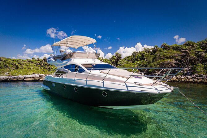 Tulum Luxury Escape – 4h All Inclusive on 43' Private Yacht - Enter Puerto Aventuras Marina: What the 4 Hours Feels Like