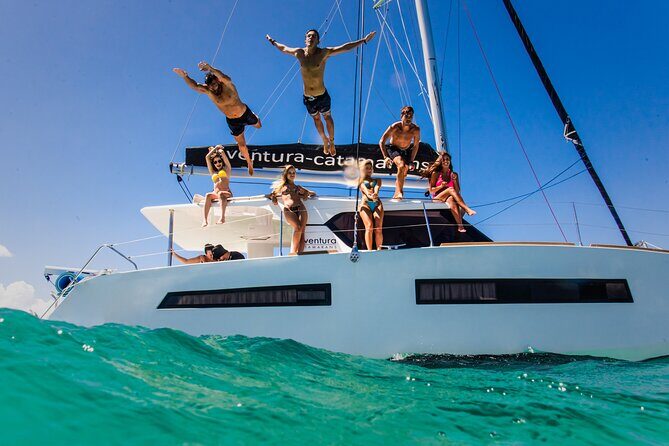 Tulum: Luxury Sail & Snorkel – All Inclusive 34' Catamaran - A luxury catamaran day that stays practical