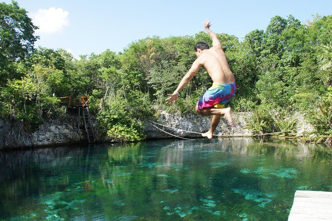 VIP Cenotes Private Tour - Yal-ku Lagoon (Open Sky Cenote): your first taste of fish life
