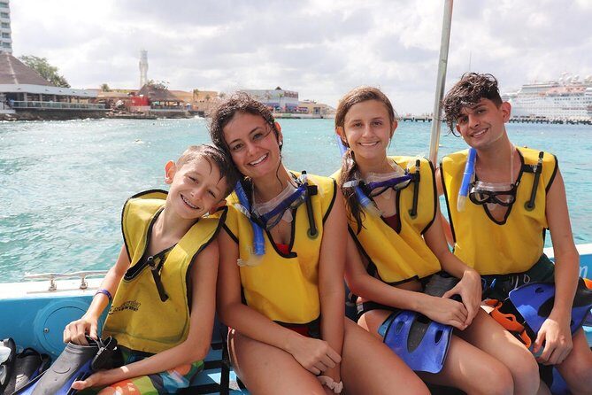 VIP Private Glass Bottom Boat and Snorkeling, 3 Reefs in Cozumel - A Private Boat Ride That Works for Non-Scuba Folks