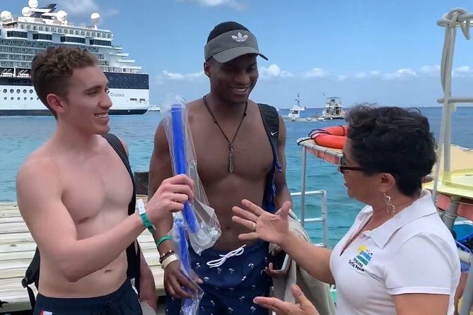 VIP Private Glass Bottom Boat and Snorkeling, 3 Reefs in Cozumel - Paraiso Reef (Shallow and Deep): Where the Main Snorkel Time Goes